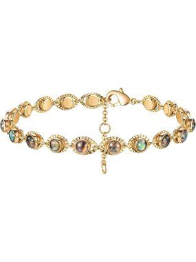Dainty Layered Charm Bracelets for Women - Trendy Chain Jewelry Accessory